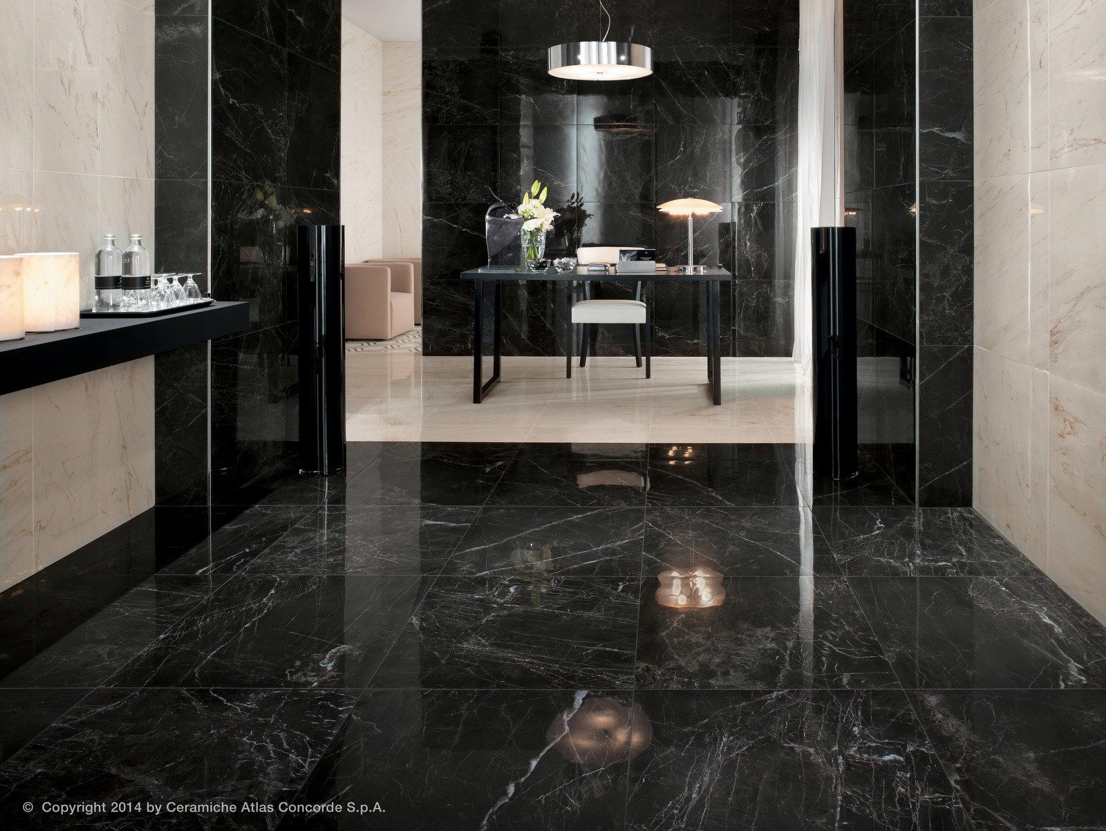 Пол из керамогранита с мраморным эффектом Atlas Concorde Marvel Pro ARCH-00098884 - Вид №3