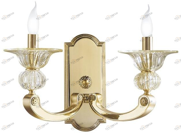 Possoni Illuminazione Аппликация из чистого золота с кристаллами Amy 267/a2