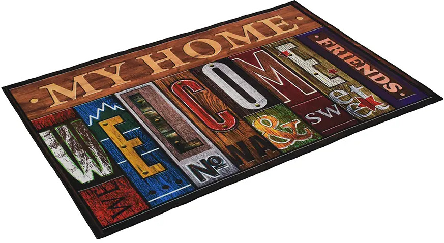 91055703 Коврик грязезащитный Vortex влаговпитывающий Velur (1/10) My Home 60x90 см STLM-0460479