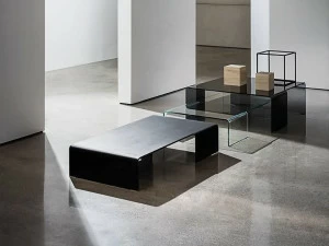 Sovet italia Низкий стеклянный стол