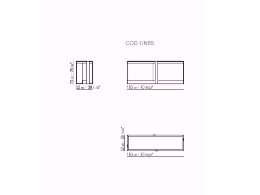 Мраморный консольный стол Flexform ARCH-00066291 - Вид №1