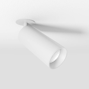 Круглый поворотный алюминиевый прожектор с утопленной розеткой