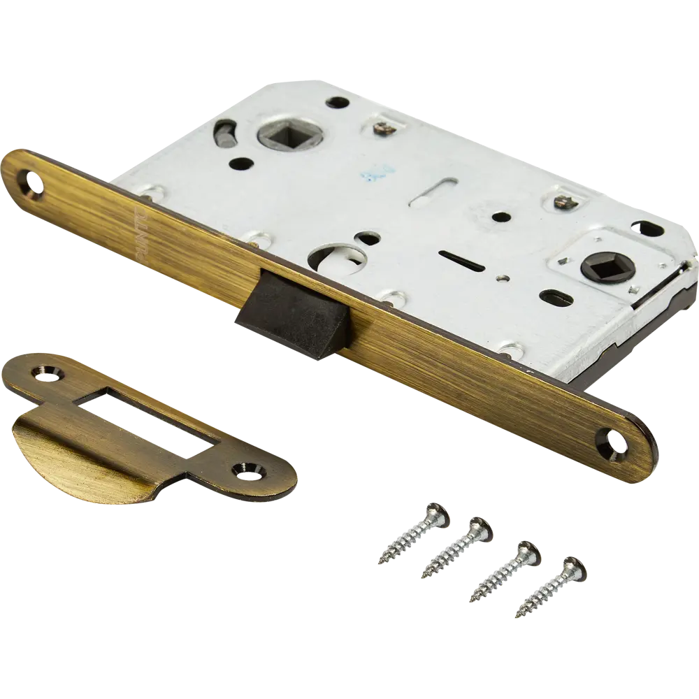 Защёлка под фиксатор 50-96 196x195x18 мм пластик цвет бронза PUNTO STLM-2158771 - Вид №1