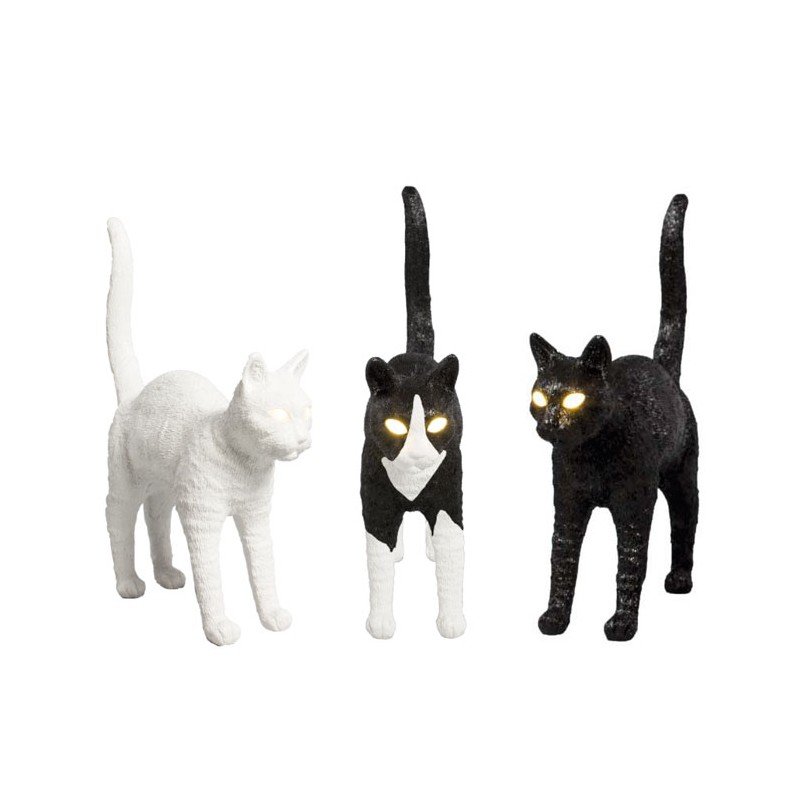 Настольная лампа черная 52х46 см Jobby Black 15041 SELETTI ЖИВОТНЫЕ, КОШКА 00-3882460 Черный  - Вид №10