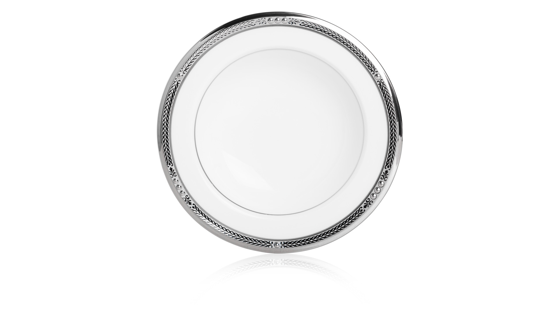 10654836 Noritake Сервиз столовый Noritake "Чатлайн, платиновый кант" 6/27 Фарфор костяной  - Вид №12