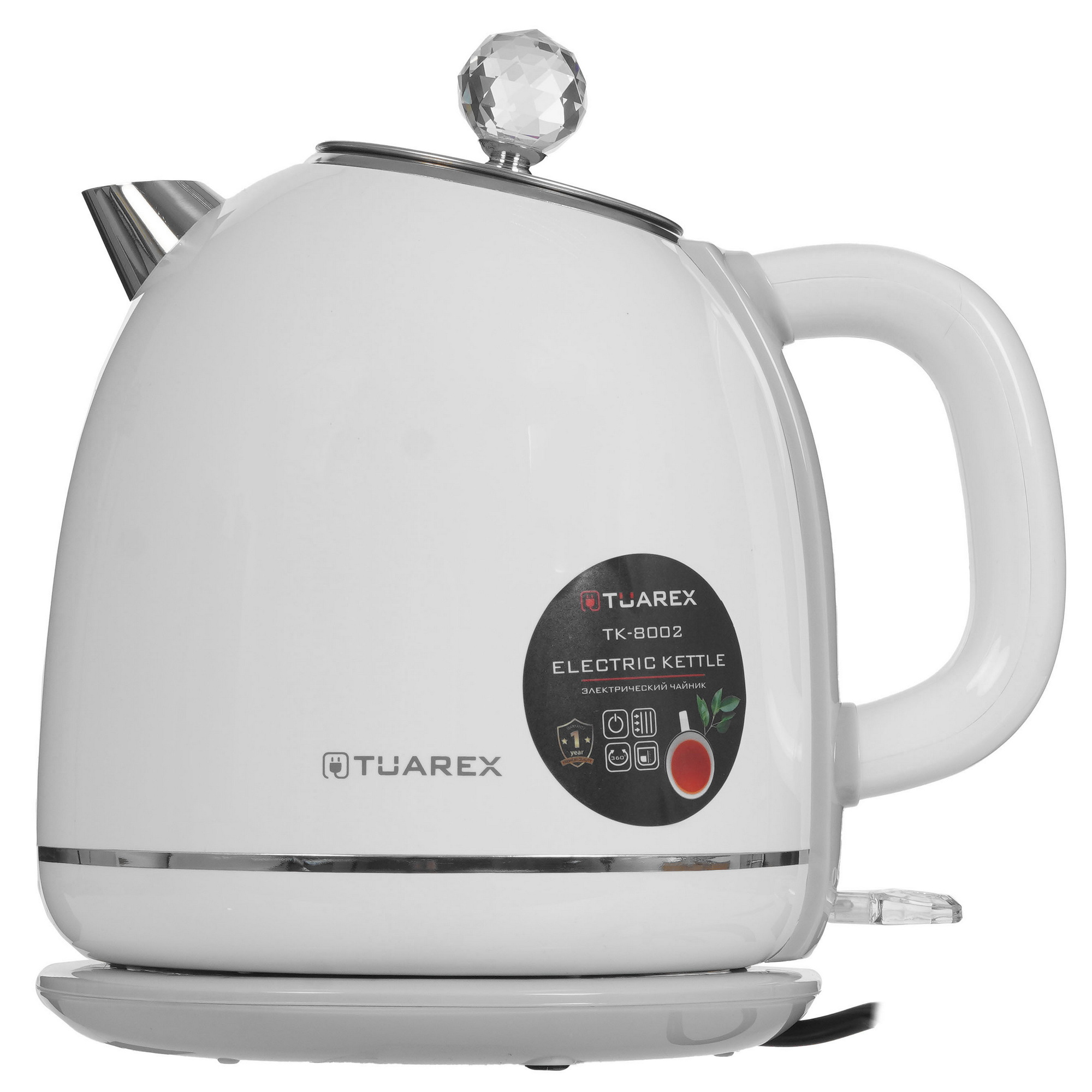 9050706 Электрочайник Tuarex TK-8002 белый STDN-0140301