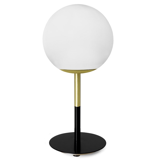 Miloox 1744.63 Настольная лампа черное основание с латунью JUGEN Jugen cromo