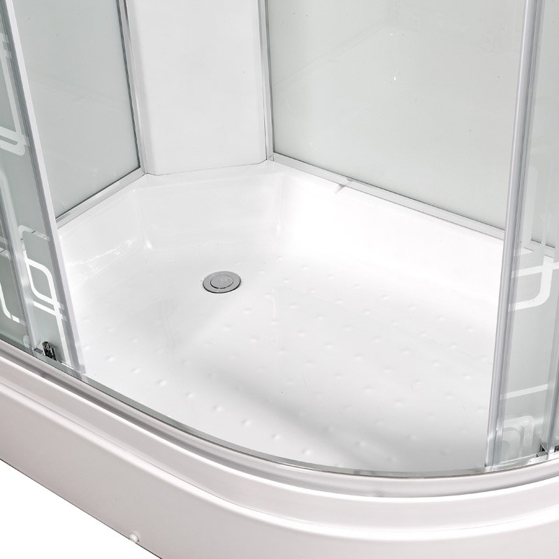 L 920 L стандартная Душевая кабина DETO Серия L ЕМ2712 L с гидромассажем (гм.) - Вид №2