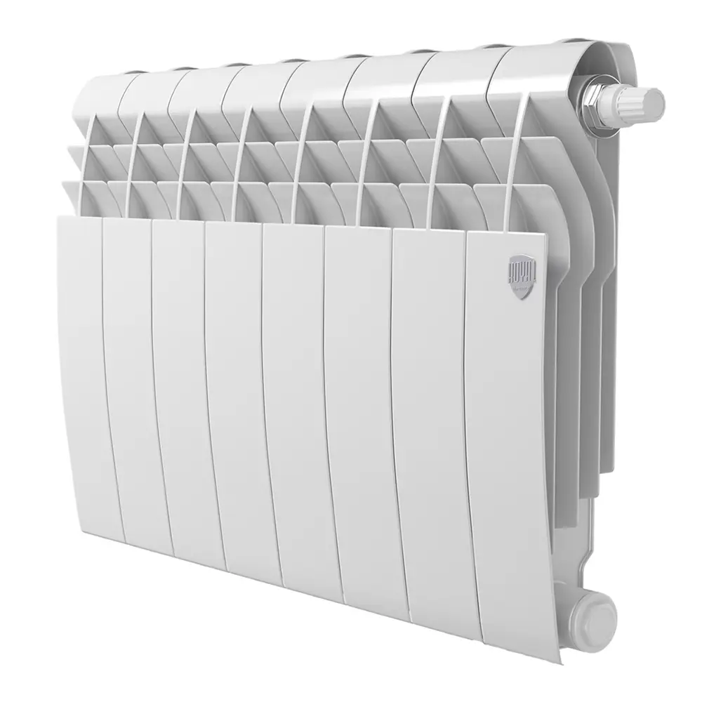 Радиатор секционный Royal Thermo Biliner 350/87 8 секций нижнее подключение биметалл белый Отсутствует STLM-2037968 - Вид №1