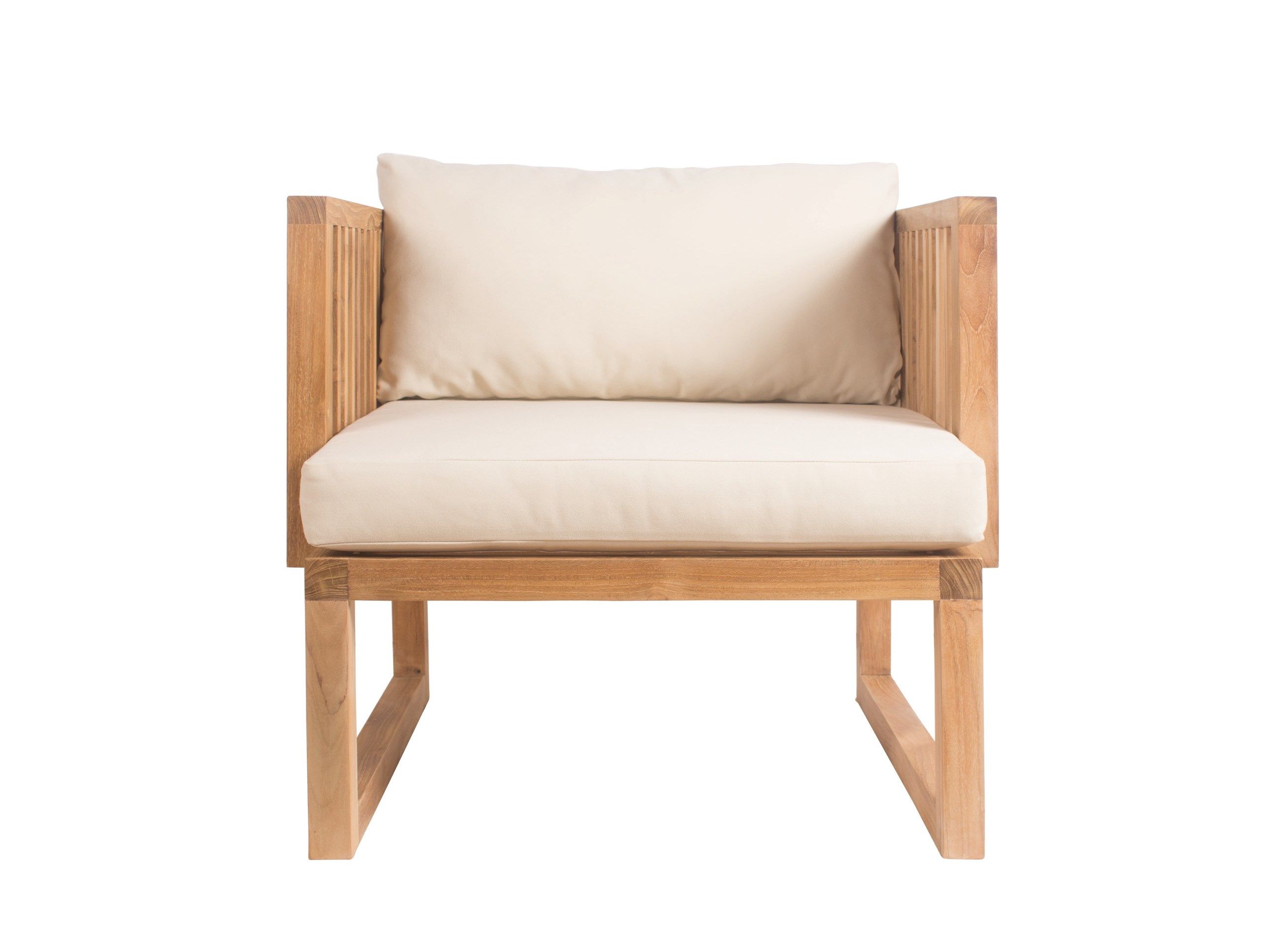 Садовое кресло из тикового дерева с подлокотниками Il Giardino di Legno код ARCH-00075090 - Вид №1