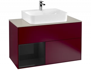 Villeroy&Boch Тумба под раковину Прямоугольная версия F113PHHB Finion Peony Matt Lacquer
