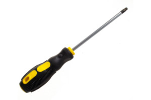 15994304 Отвертка TORX T27х125мм 6мм магнитная с противоскользящей ручкой ER-7DT-05H Эврика
