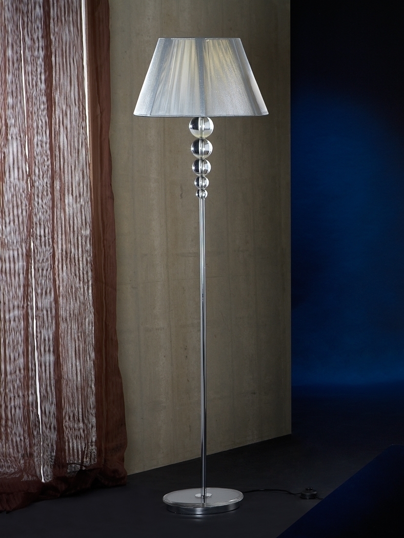 033756 Торшер 1L хром Schuller Mercury