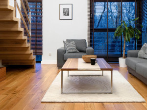 Матовый плавающий паркет из дуба