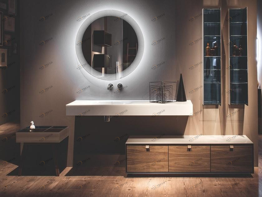 ARTELINEA Шкафчик для ванной Dualite с ящиками из орехового дерева Dama Al 7095