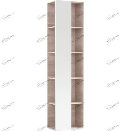 GEBERIT 500.569.JJ.1 Стеллаж Geberit Citterio с зеркалом 