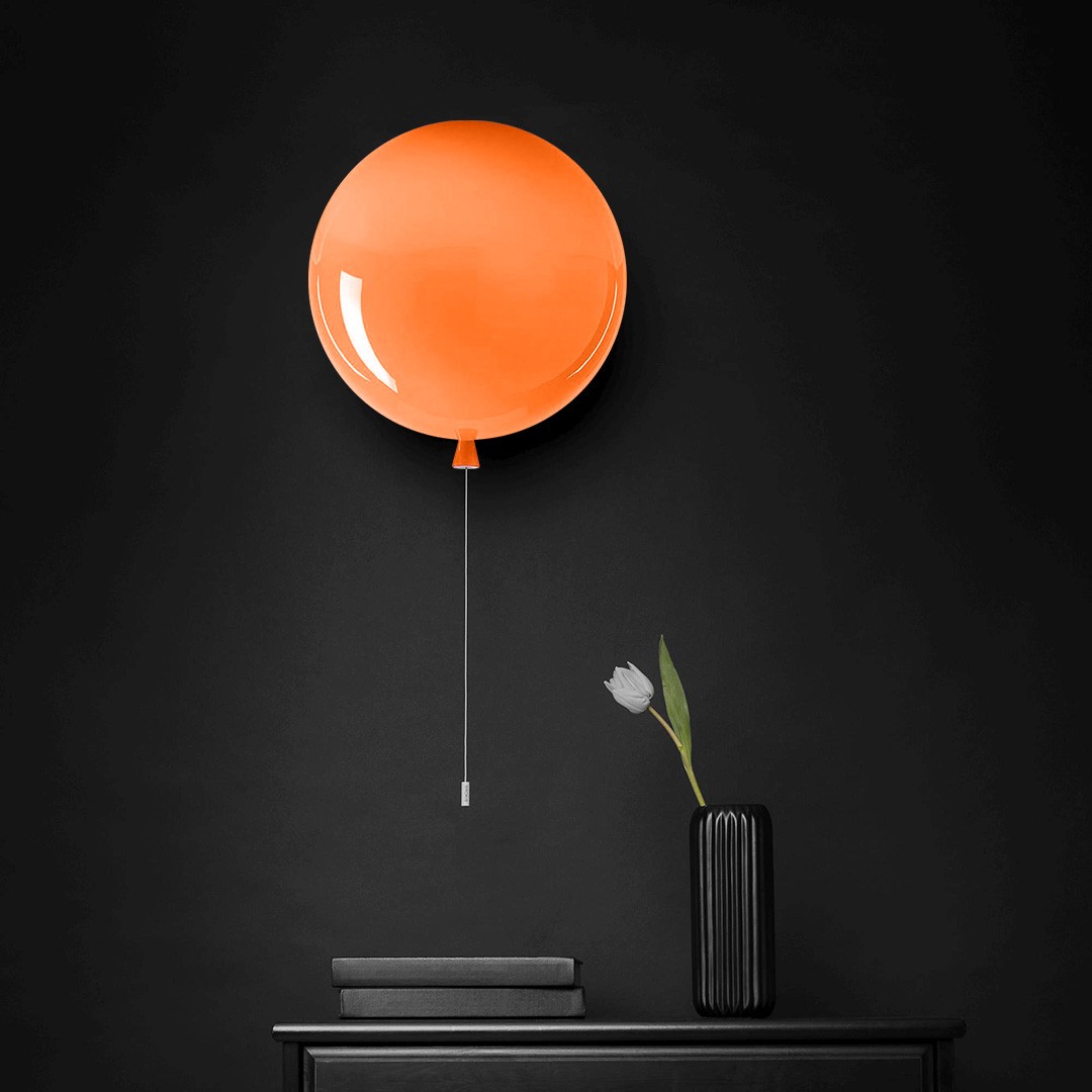 Brokis MEMORY WALL D250 CGC 580 настенный светильник воздушный шар оранжевый 104352 - Вид №2