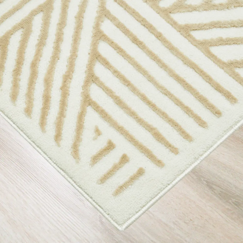 Ковер полипропилен Ctim Зоя 8123Y 100x200 см цвет бежевый STLM-2084660 - Вид №2