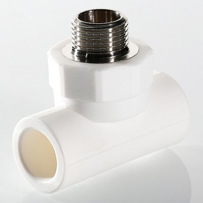 VTp.733.0.02004 Фитинг полипропиленовый – тройник с переходом на наружную резьбу Valtec 20 мм х 1/2"  - Вид №7