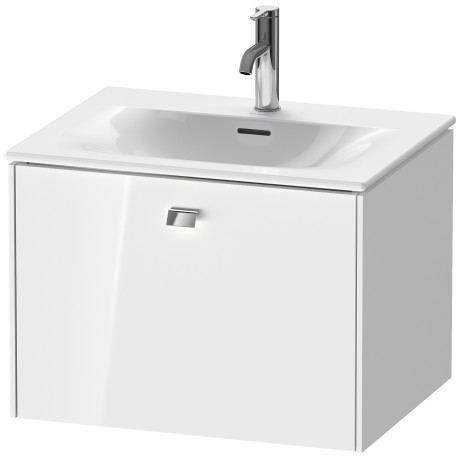 BR421001818 Brioso Тумбочка подвесная Белый матовый, декор Duravit - Вид №2