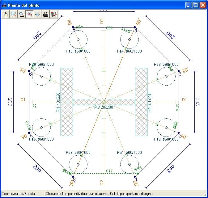 Проект поверхностных и свайных плинтусов NEWSOFT EDIPLIN ARCH-00032100 - Вид №4