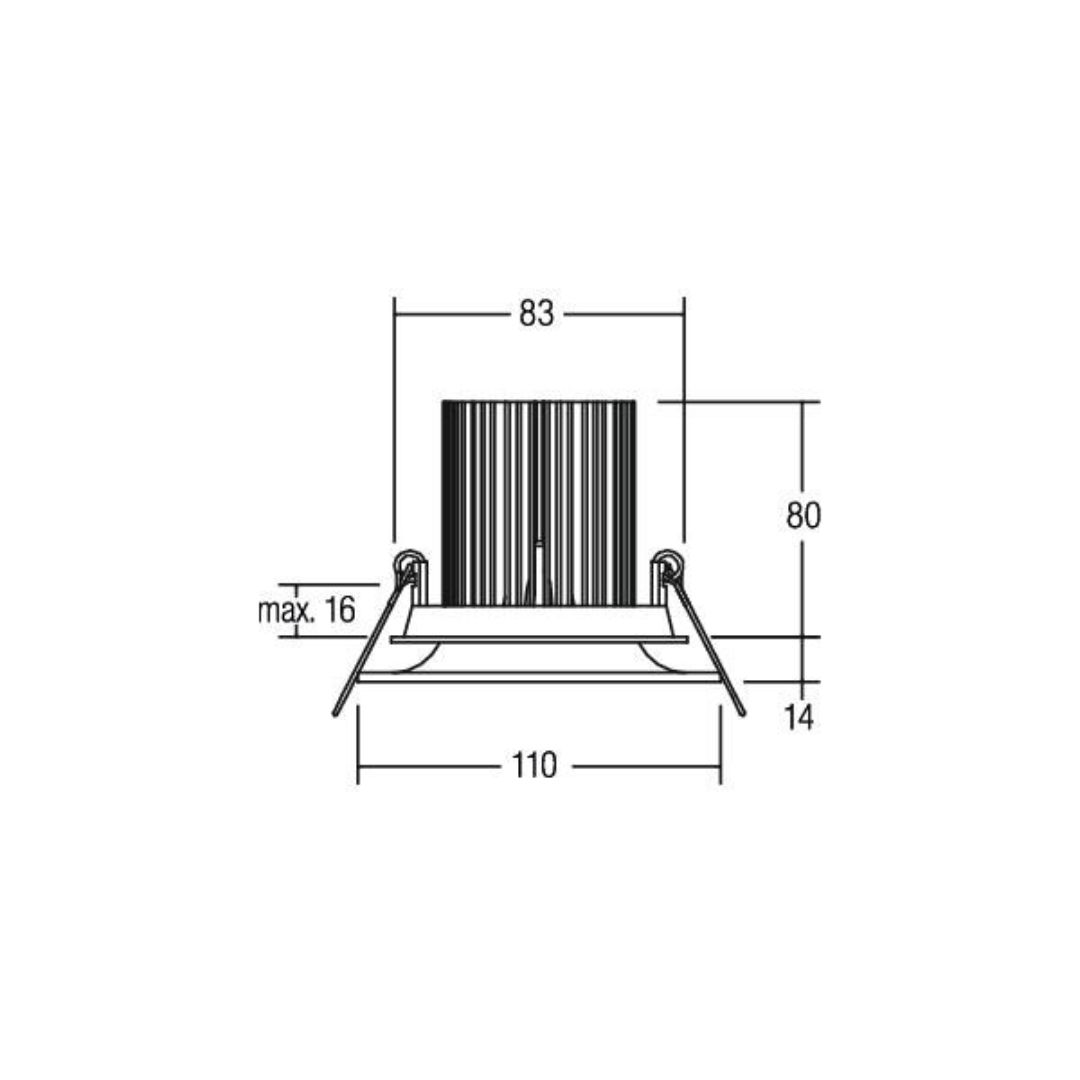 Brumberg 12406073 white спот Santreyd 105120 - Вид №2