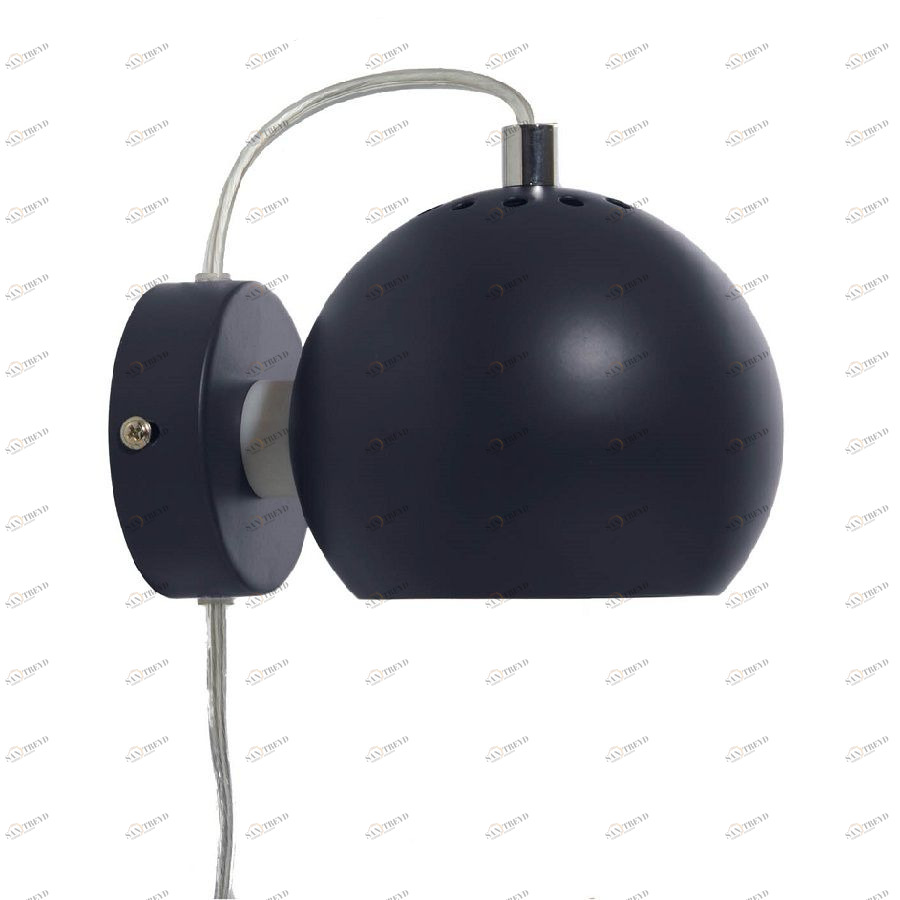 Лампа настенная Ball, синяя матовая Frandsen 4750304011