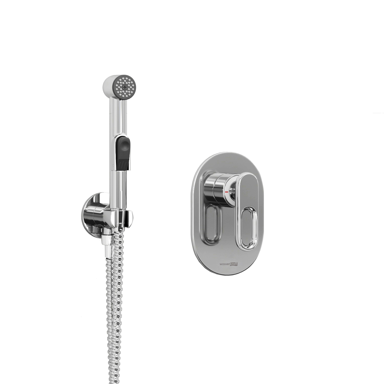 A111856 Встраиваемый комплект для биде со шлангом 100 см WasserKRAFT  - Вид №1