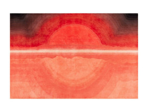 Шерстяной ковер ручной работы с прямоугольным рисунком