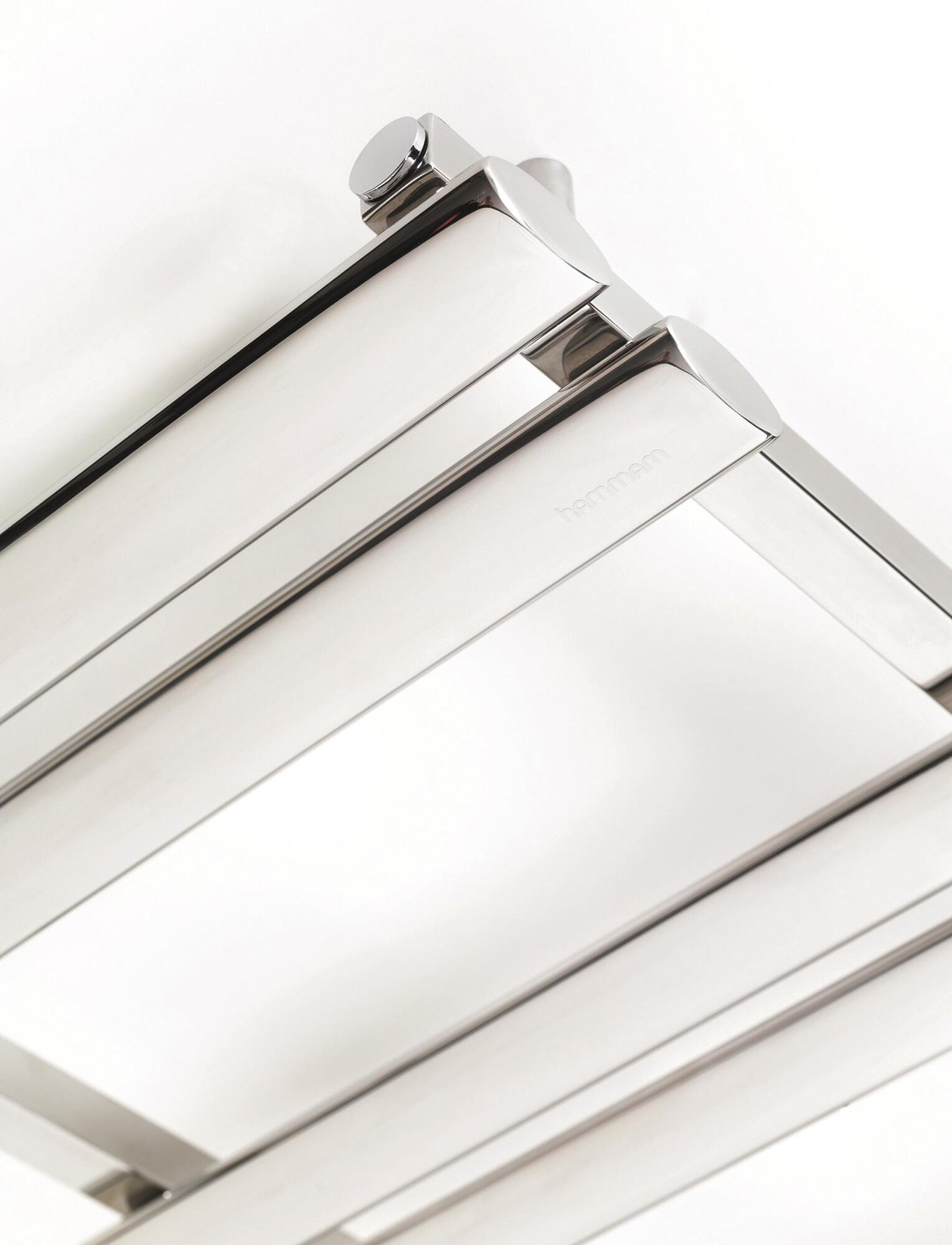 Полотенцесушитель Hammam ALYA Mild steel  комбинированный; электрический или водяной Сталь  - Вид №69