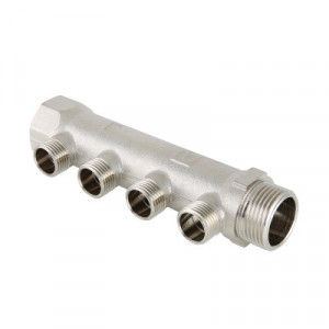 VTc.500.N.0603 Коллектор с наружной резьбой Valtec 1", 3 х 1/2"
