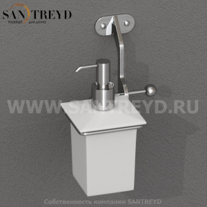 741290 Диспенсер для жидкого мыла, цвет Хромированный Kerasan ACCESSORIES Италия