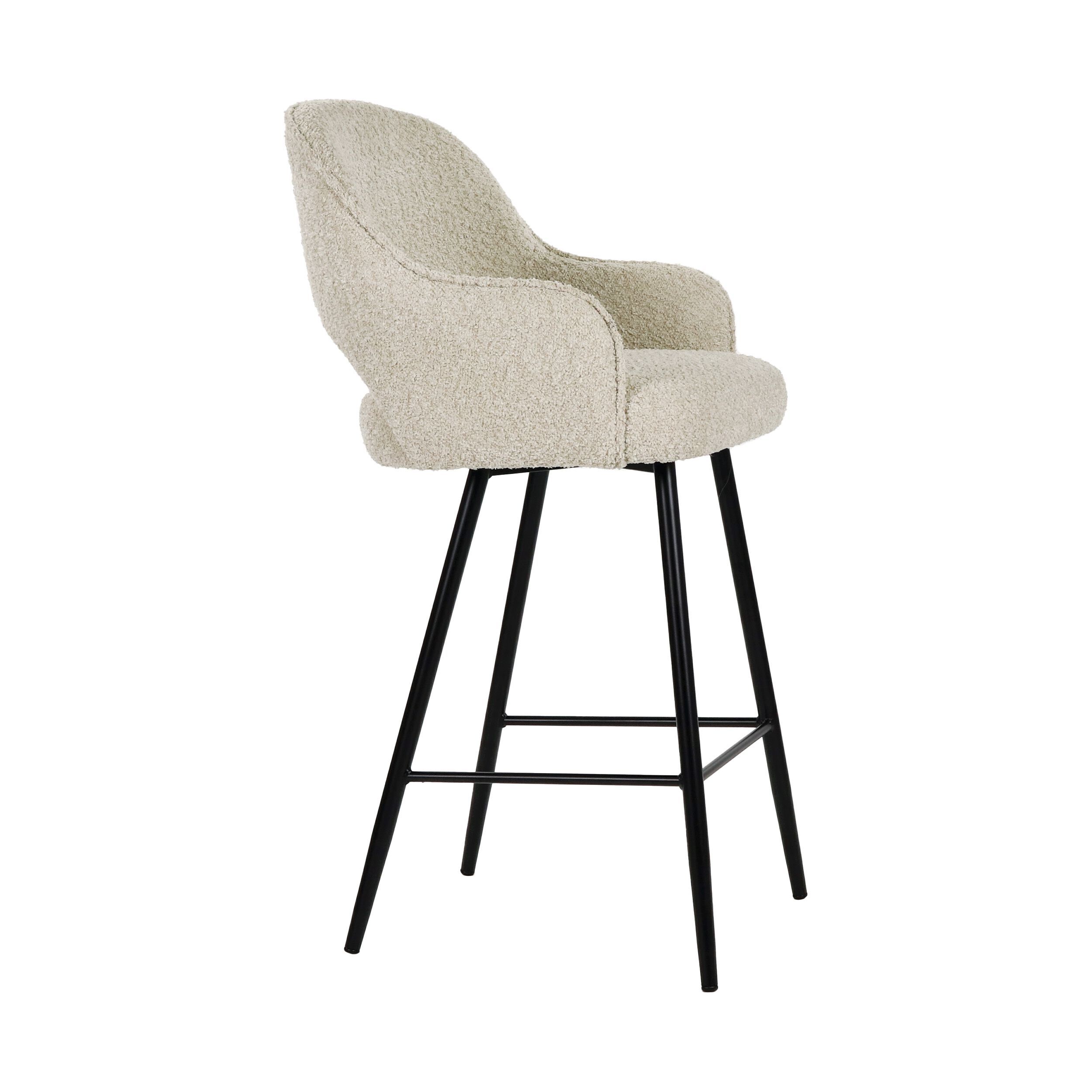 Высокий тканевый стул со спинкой POMAX Mercy ARCH-00113595 - Вид №9