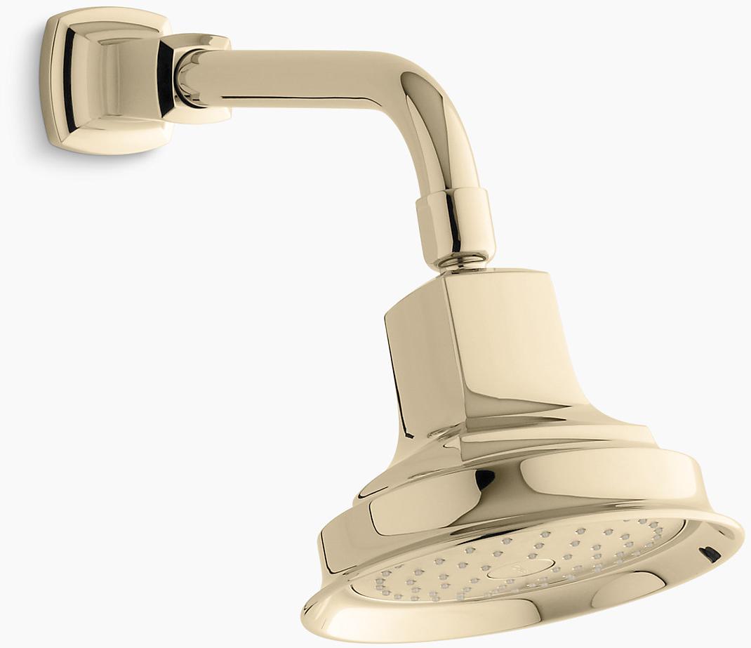 KOHLER Однофункциональная душевая лейка Margaux 2,5 галлона в минуту с технологией всасывания воздуха Katalyst K-16244-AK-AF 