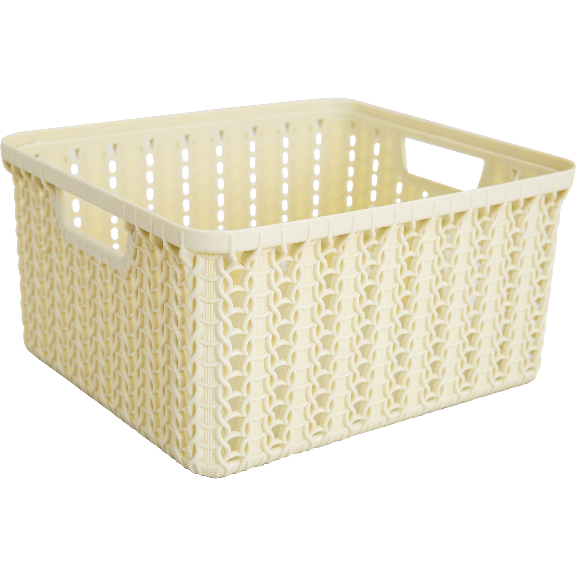 82137983 Корзинка для хранения «», 1.5 л, цвет слоновая кость Вязание Santreyd 