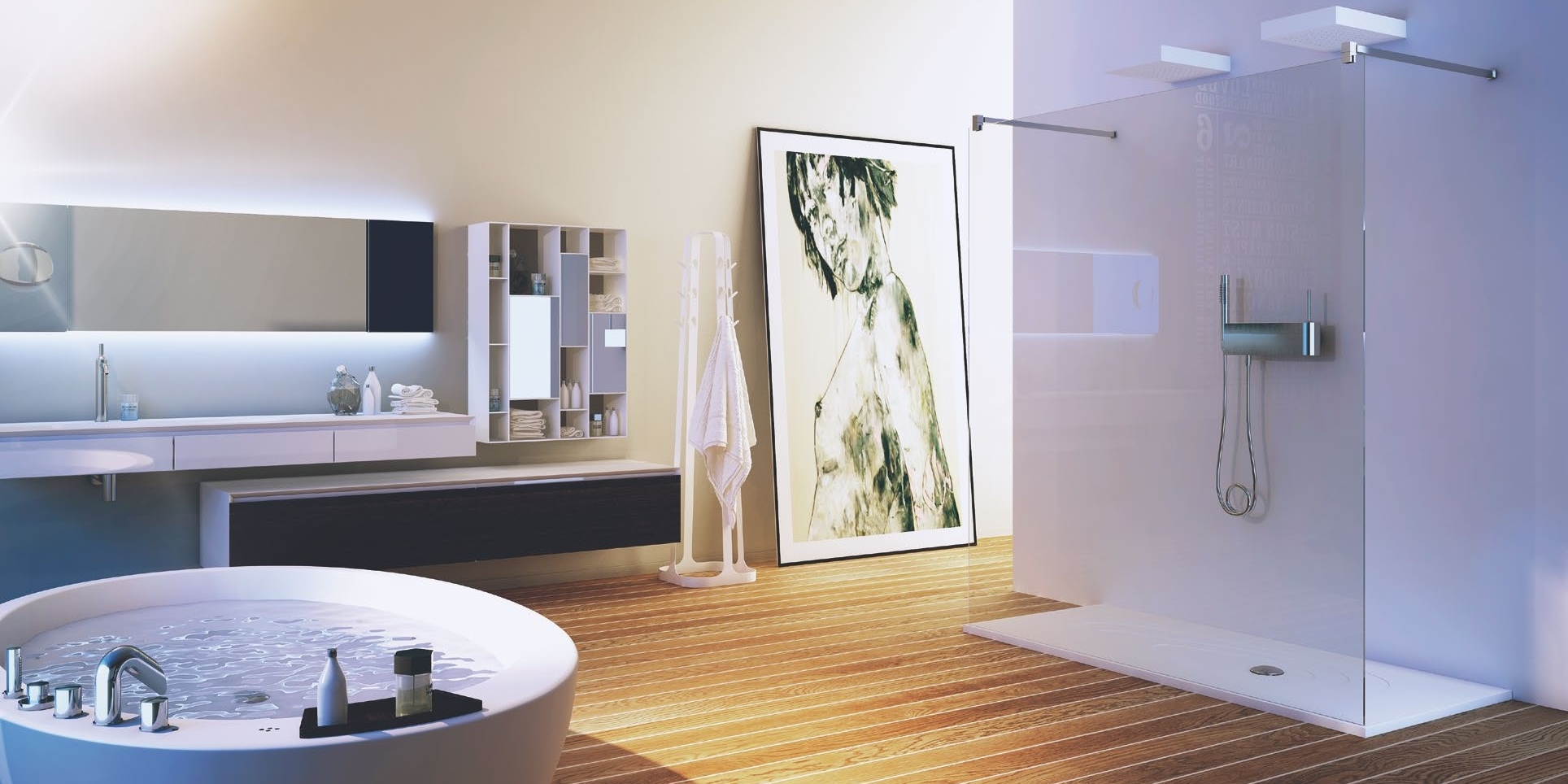 Moma Design Шкаф модульный подвесной 1200-4 Coverwall белый COVERWALL1200ABCD - Вид №3