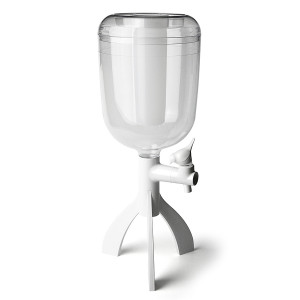 QL10250-WH Диспенсер для воды настольный thirsty bird, 3 л Qualy