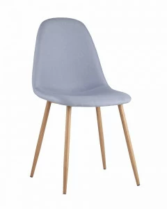 Стул со спинкой голубой из рогожки "Валенсия" STOOL GROUP ДИЗАЙНЕРСКИЕ, ИНТЕРЬЕРНЫЕ 00-3946189 Голубой