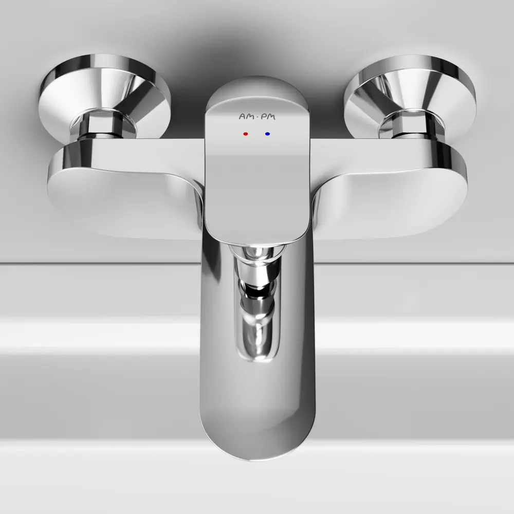 Смеситель для ванны AM.PM F9ML1000 хром с керамическим картриджем 89346494 Moxie STLM-1336917 - Вид №7