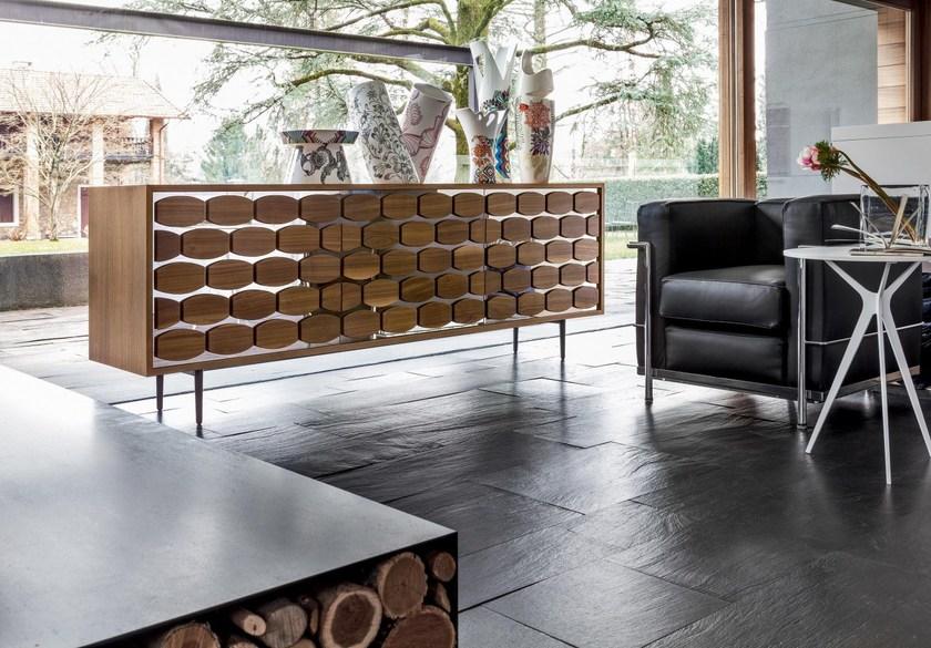 Tonin Casa Тумба под ТВ / буфет из фанерованной древесины Honey sun-id-1450536 - Вид №5