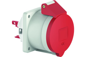 18955440 Встраиваемая розетка 32A, 5р, 6h, 400V, IP44, Quick-Connect 1 шт. 132002-b Bals