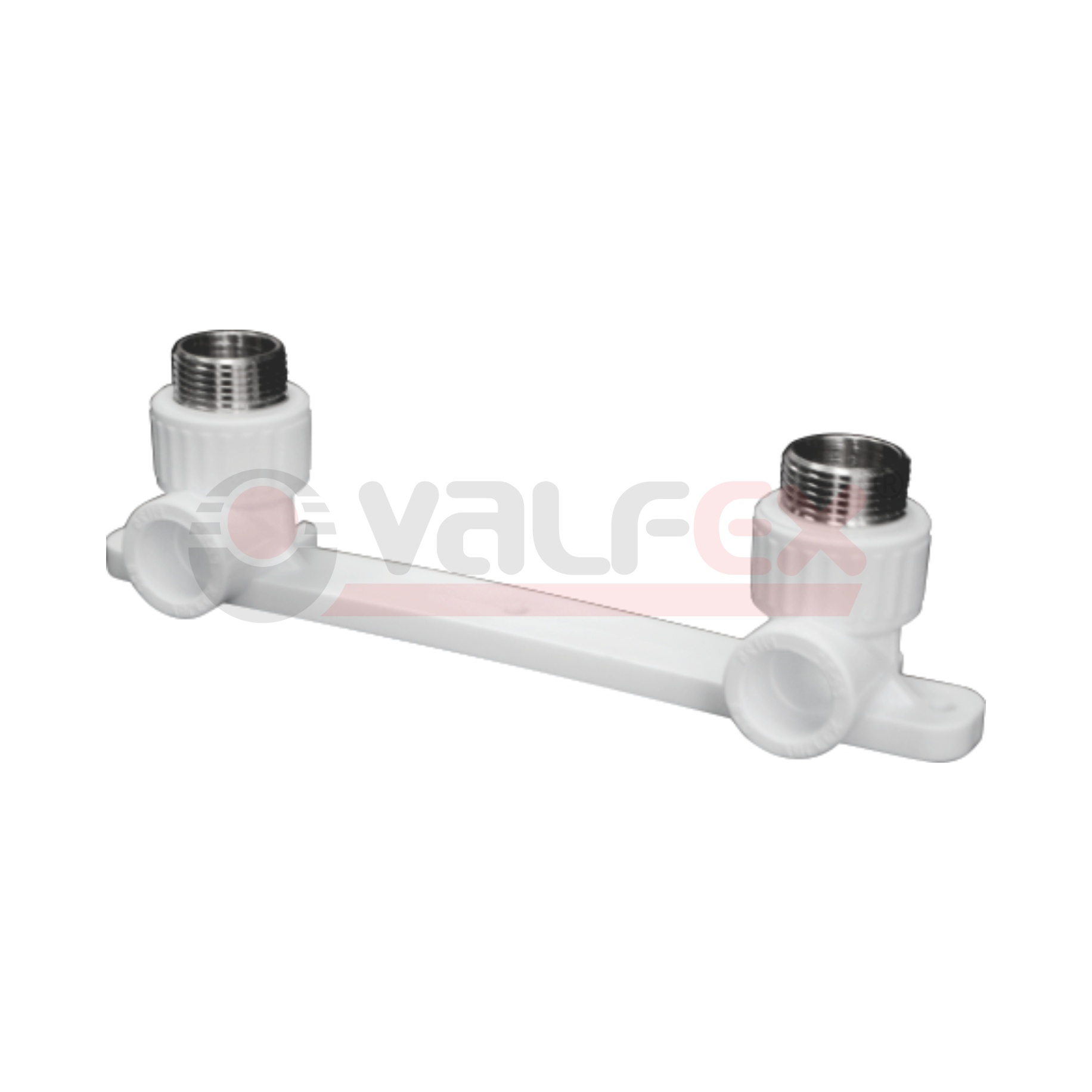 10124220 Valfex Комплект настенный для смесителя с наружной резьбой 