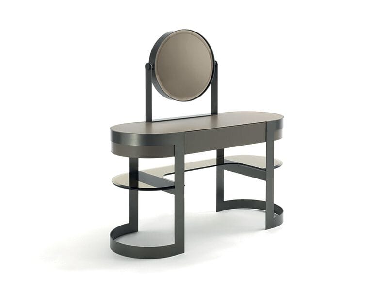 Металлический туалетный столик с кожаной столешницей Vittoria Frigerio Biffi ARCH-00030171 - Вид №1