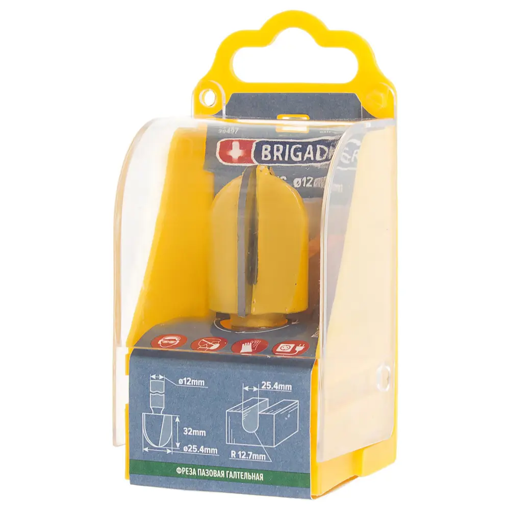Фреза пазовая галтельная Brigadier D25.4x32 мм STLM-2047877 - Вид №2