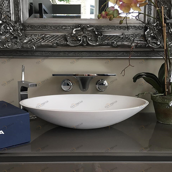 TOO Накладная раковина на столешницу  овальная Aquamass 