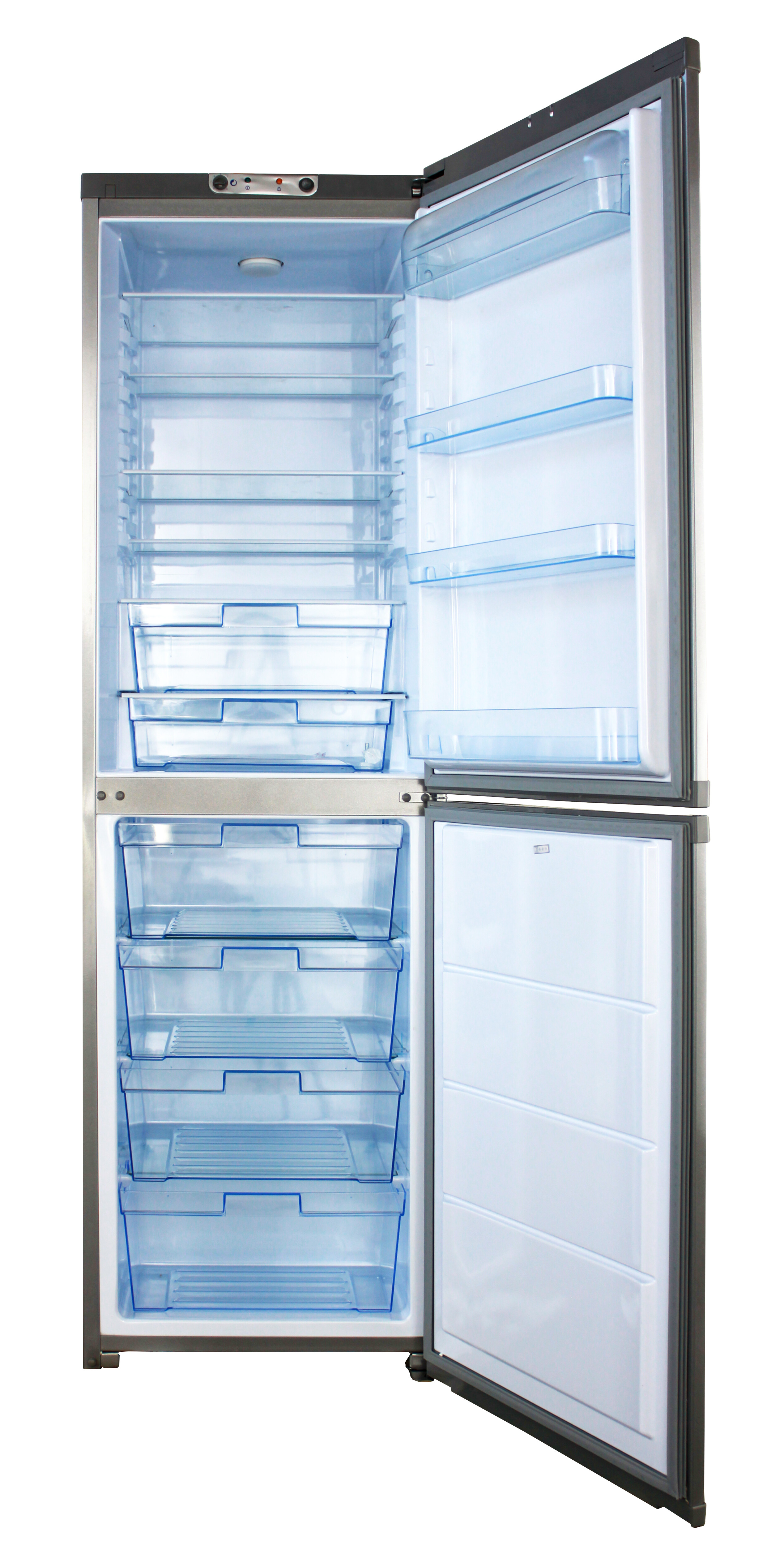 9017582 Холодильник с морозильником   ОРСК 177 MI серебристый STDN-0140869 - Вид №1