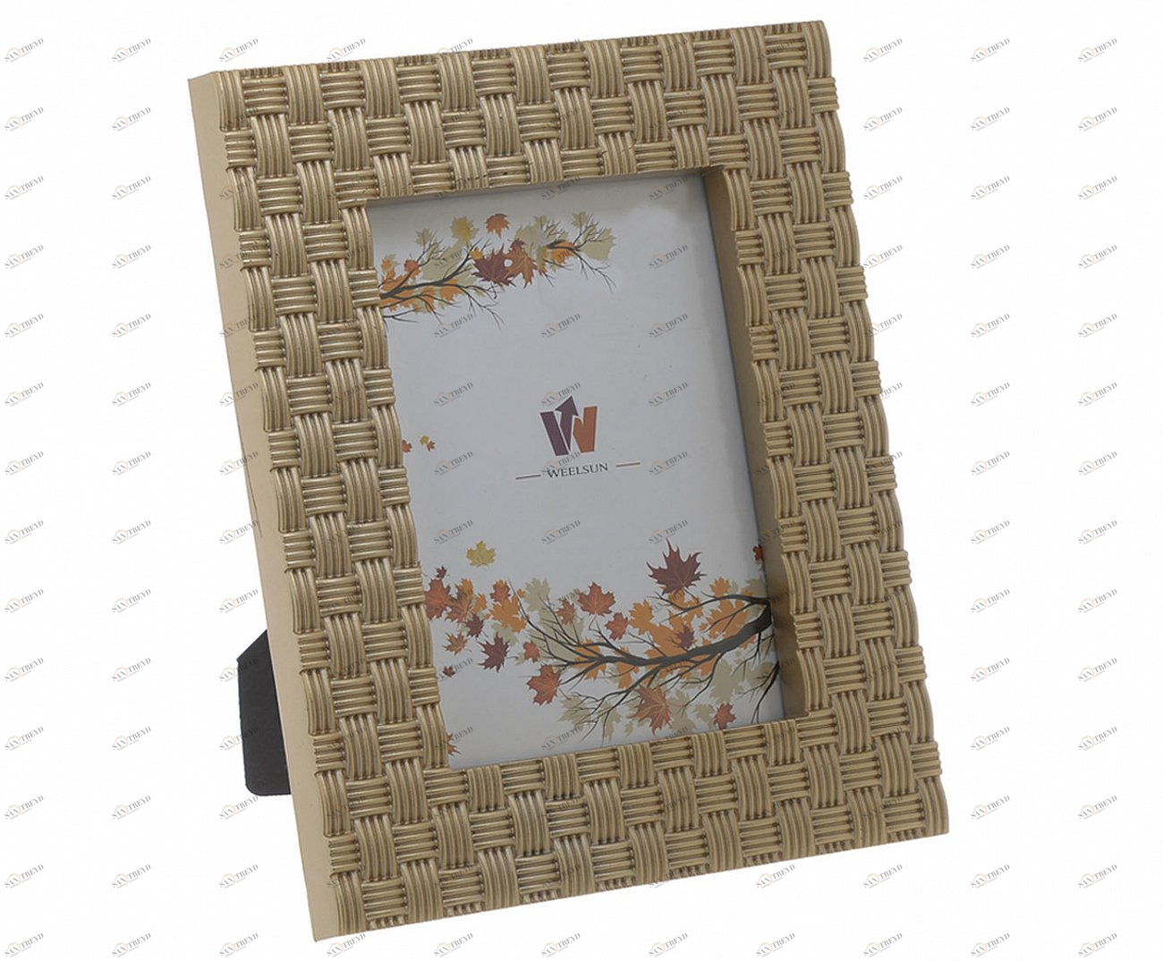 Фоторамка золотая 33х28 см пластиковая TO4ROOMS  303573 Золото 