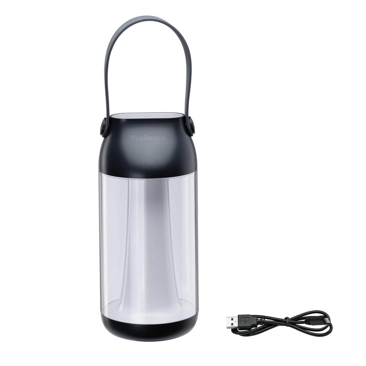 Переносной светодиодный фонарь черный антрацит Paulmann Capulino 94267 PAULMANN CAPULINO 00-3899708 Черный  - Вид №3