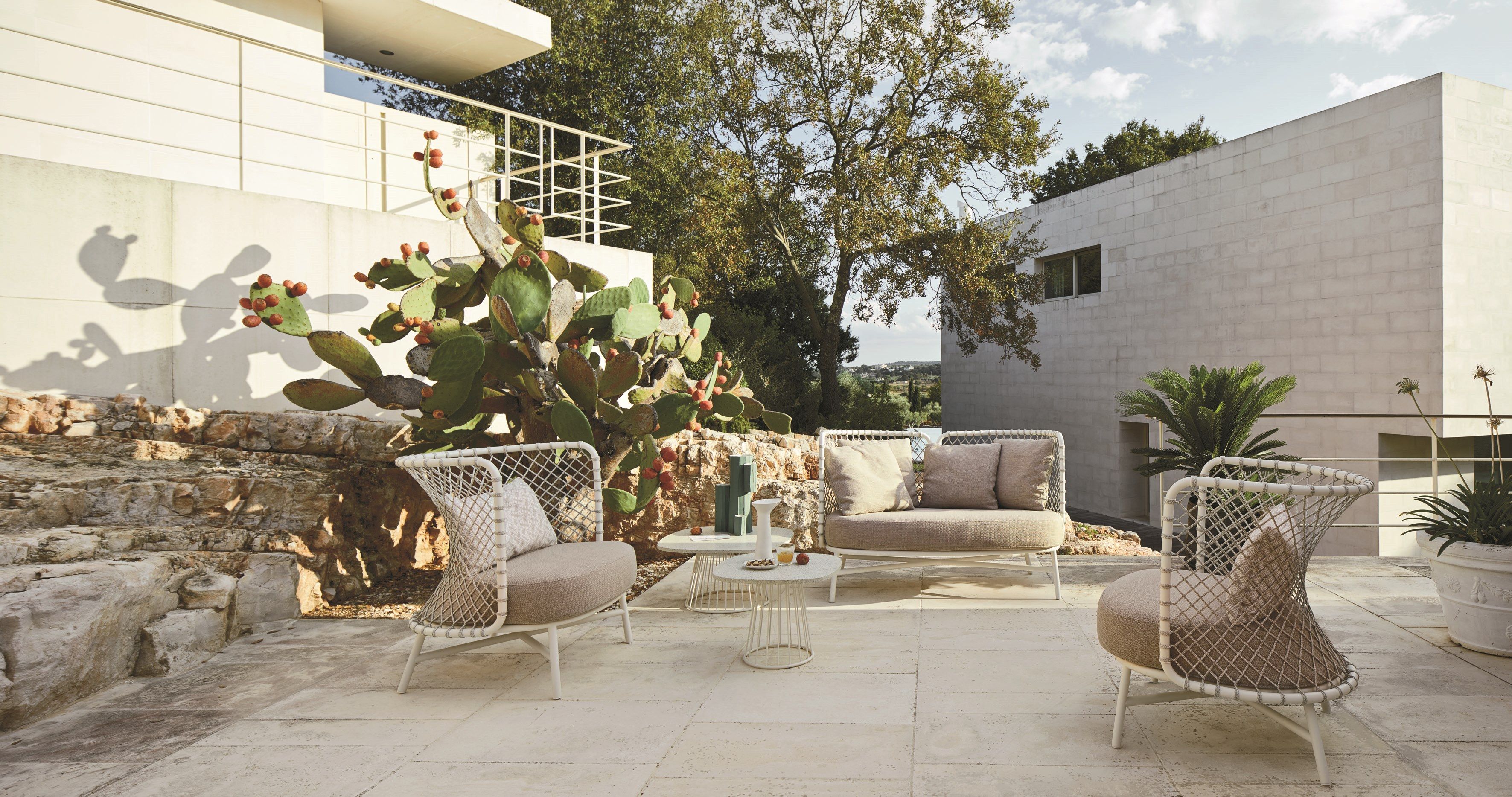 Плетеное кресло с полиэфирной веревкой Roberti Charme ARCH-00090223 - Вид №3