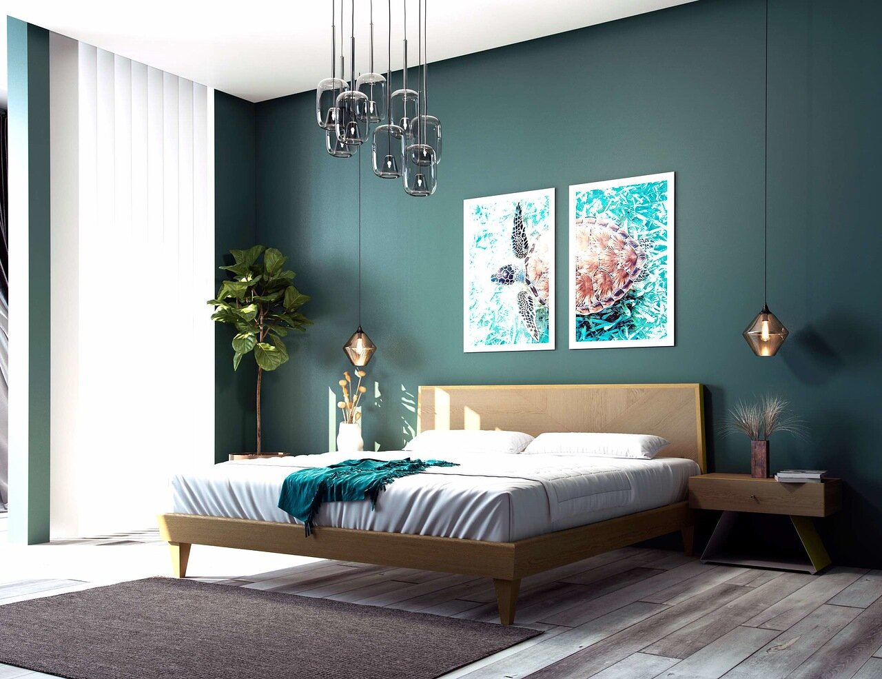 Кровать деревянная 200х200 Sens светло-коричневая BRAGIN DESIGN ДИЗАЙНЕРСКИЕ 256506 Бежевый  - Вид №2